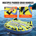 Inflatable Towable Tube 1-3 Riders 510lbs Nylon Boating Water Sport