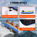 Inflatable Towable Tube 1-3 Riders 510lbs Nylon Boating Water Sport