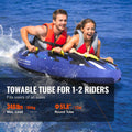 Inflatable Towable Tube 1-2 Riders 51.8