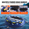 Inflatable Towable Tube 1-2 Riders 51.8