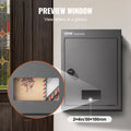 Through Wall Mail Drop Box 12.5x6.3x16.9