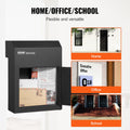 Through Door Key Drop Box Steel 12x6x16
