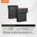 Through Door Key Drop Box Steel 12x6x16
