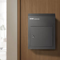 Through Door Key Drop Box Steel 12x6x16
