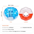 Inflatable Bumper Balls 2-Pack, 5FT/1.5M Body Sumo Zorb Balls for Teen & Adult, 0.8mm Thick PVC Human Hamster Bubble Balls for Outdoor Team Gaming Play, Bumper Bopper Toys for Garden, Yard, Park