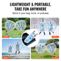 Inflatable Bumper Ball 1-Pack, 5FT/1.5M Body Sumo Zorb Balls for Teen & Adult, 0.8mm Thick PVC Human Hamster Bubble Balls for Outdoor Team Gaming Play, Bumper Bopper Toys for Garden, Yard, Park