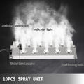 Ultrasonic Mist Maker 10 Head Fogger 5kg/h Stainless Steel Pond