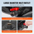 Portable Water Storage Bladder 29.9 Gal Black Collapsible Tank