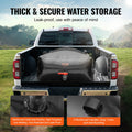 Portable Water Storage Bladder 540L PVC Collapsible Black Tank