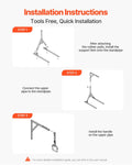 Bed Trapeze Bar Height Adjustable 350LBS Mobility Assist Pull Up