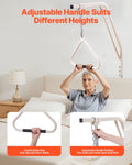 Bed Trapeze Bar 250LBS Medical Pull Up Assist Clamps Chain Elderly