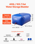 Water Storage Bladder 400L Portable Collapsible PVC Tank RV