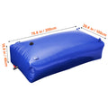 Portable Water Storage Bladder 264 Gal 1000D PVC Collapsible Water Tank