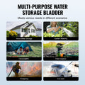 Portable Water Storage Bladder 264 Gal 1000D Collapsible Tank