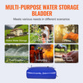 Portable Water Storage Bladder 87 Gal 1000D PVC Collapsible Tank