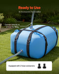 132L Water Storage Bladder TPU Portable Collapsible Tank RV Camping