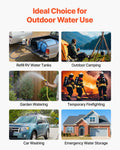 132L Water Storage Bladder TPU Portable Collapsible Tank RV Camping
