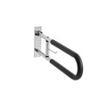 Toilet Safety Rail 76.5cm U-Shaped Grab Bar Foldable 136kg Load