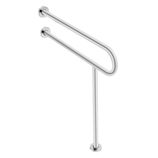 Toilet Safety Rail 80cm U-Shape 304 Stainless Steel Grab Bar 136kg