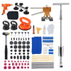Dent Puller Kit, 100 PCS Paintless Dent Removal Kit with Golden Lifter, Bridge Puller, Slide Hammer T-Bar, Glue Gun, Auto Body Hail Damage Remover Tools for Car Refrigerator Door Ding Repair