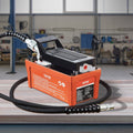 Air Hydraulic Pump 10000 PSI 1/2 Gal Foot Actuated Orange