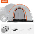 SUV Camping Tent 8x8 6-8 Person PU2000mm Double Layer Rain Cover