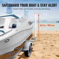 Boat Trailer Guide, 1016mm Adjustable Design Trailer Guide Poles, 2PCS High-Hardness Steel Trailer Guide-Ons, Trailer Guides with PVC Pipe Posts, for Ski Boat, Fishing Boat or Sailboat Trailer