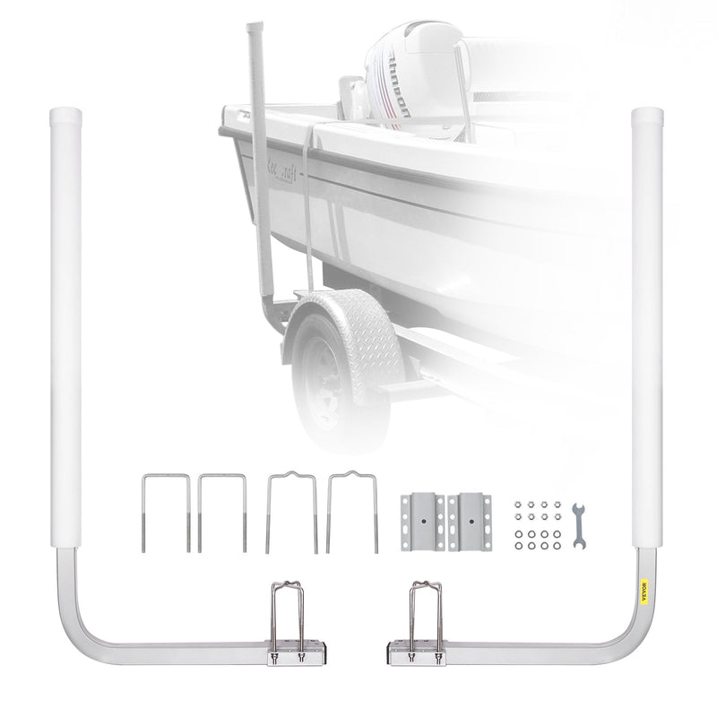 Boat Trailer Guide 1016mm 2PCS Adjustable Steel PVC Posts Poles