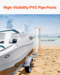 Boat Trailer Guide 1016mm 2PCS Adjustable Steel PVC Posts Poles