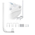 Boat Trailer Guide 2PCS 1219mm Adjustable Steel PVC Poles