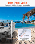Boat Trailer Guide 2PCS 1219mm Adjustable Steel PVC Poles