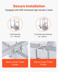 Boat Trailer Guide 2PCS 1219mm Adjustable Steel PVC Poles