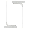 Boat Trailer Guide 2PCS 1219mm Adjustable Steel PVC Poles