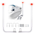 Boat Trailer Guide 1.57M LED Light 2PCS Galvanized Steel Rustproof