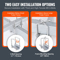 Boat Trailer Guide 1.57M LED Light 2PCS Galvanized Steel Rustproof