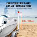 Boat Trailer Guide 1.57M LED Light 2PCS Galvanized Steel Rustproof