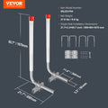 Boat Trailer Guide 1.57M LED Light 2PCS Galvanized Steel Rustproof