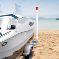 Boat Trailer Guide 1.57M LED Light 2PCS Galvanized Steel Rustproof