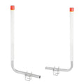 Boat Trailer Guide 1.57M LED Light 2PCS Galvanized Steel Rustproof