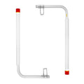 Boat Trailer Guide 1.57M LED Light 2PCS Galvanized Steel Rustproof