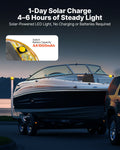 Boat Trailer Guide 1175mm LED Light 2PCS Steel Guide-Ons PVC