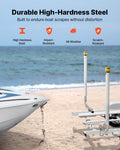 Boat Trailer Guide 1175mm LED Light 2PCS Steel Guide-Ons PVC