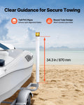 Boat Trailer Guide 1175mm LED Light 2PCS Steel Guide-Ons PVC