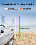 Boat Trailer Guide 1670mm LED Light Steel 2PCS Wide Adjustable
