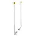 Boat Trailer Guide 1670mm LED Light Steel 2PCS Wide Adjustable