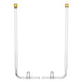 Boat Trailer Guide 1670mm LED Light Steel 2PCS Wide Adjustable