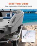 Boat Trailer Guide 2PCS Adjustable Bunk Guide-Ons Hardened Steel Roller