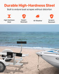 Boat Trailer Guide 2PCS Adjustable Bunk Guide-Ons Hardened Steel Roller