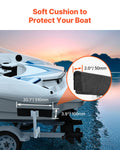Boat Trailer Guide 2PCS Adjustable Bunk Guide-Ons Hardened Steel Roller