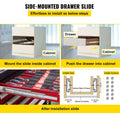 Drawer Slide Soft Close Drawer 1Pair 48
